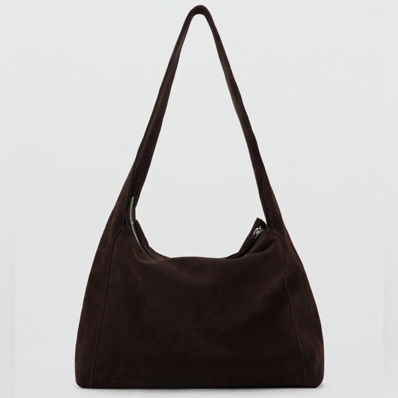 Mango Handbags - Mango 100% Suede Shopper Bag